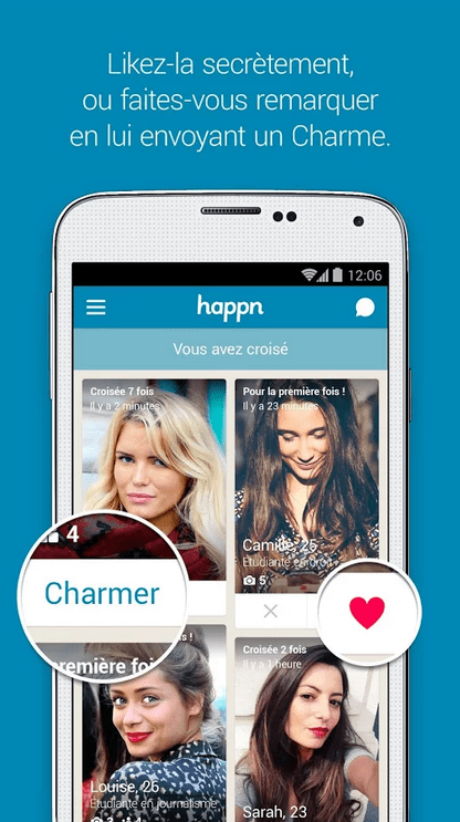Happn charme