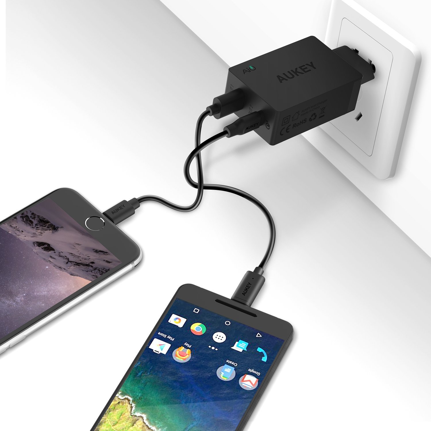 Le meilleur chargeur compact USB / USB-C par Aukey