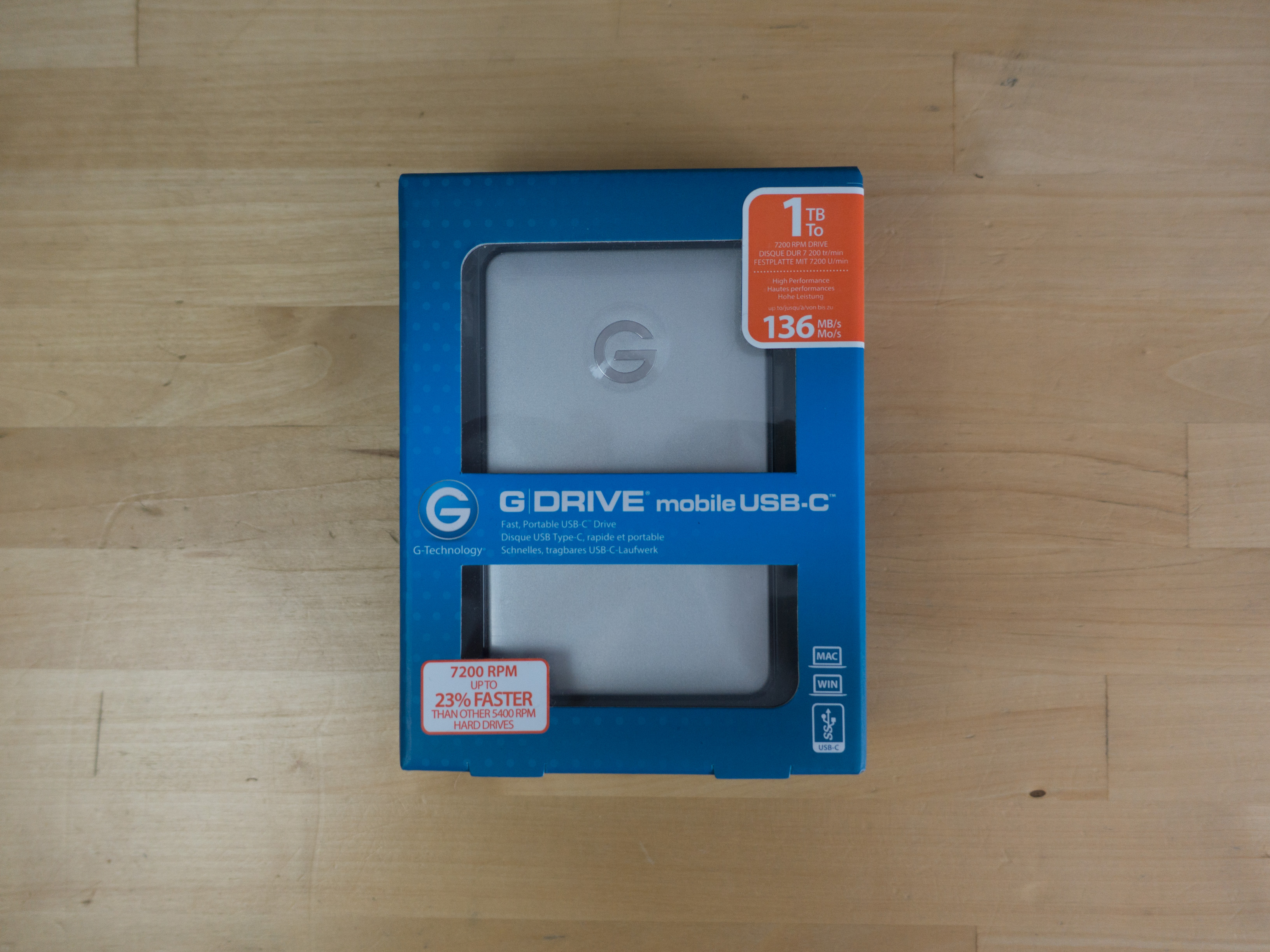 G-Drive Mobile : un des premiers disques durs USB-C